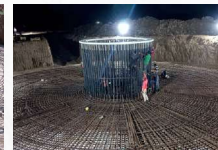 Wind Turbine Generator Anchor Bolt Cage Alignment MS Chouhan Infraventures